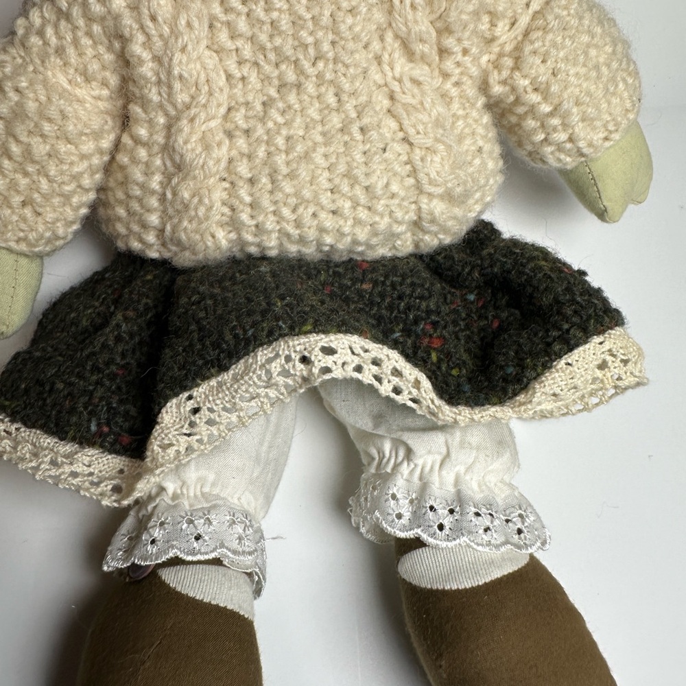 Handmade Branigan Weavers Irish Redhead 15” Stuffed Rag Doll made in Ireland - Picture 4 of 12